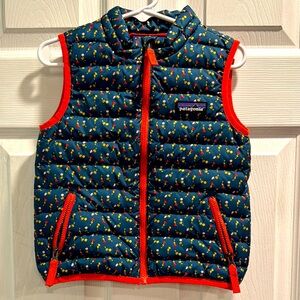 Patagonia toddler Floral Puffer Vest